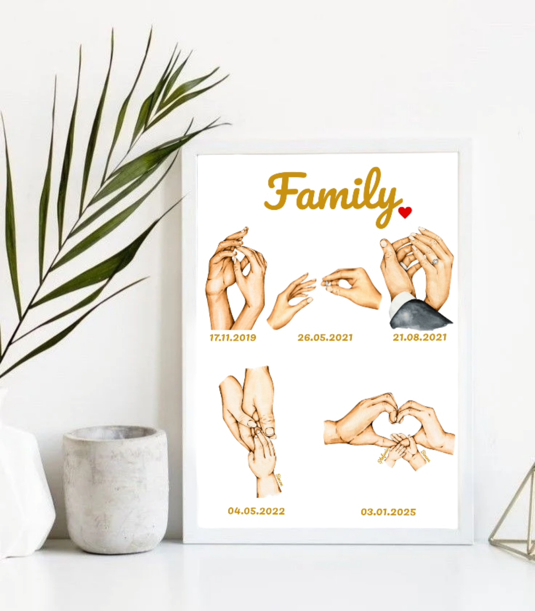 Tablou Familie - casă & stil de viață - decorațiuni de casă - picturi murale - imagini 3d - Artynos.ro