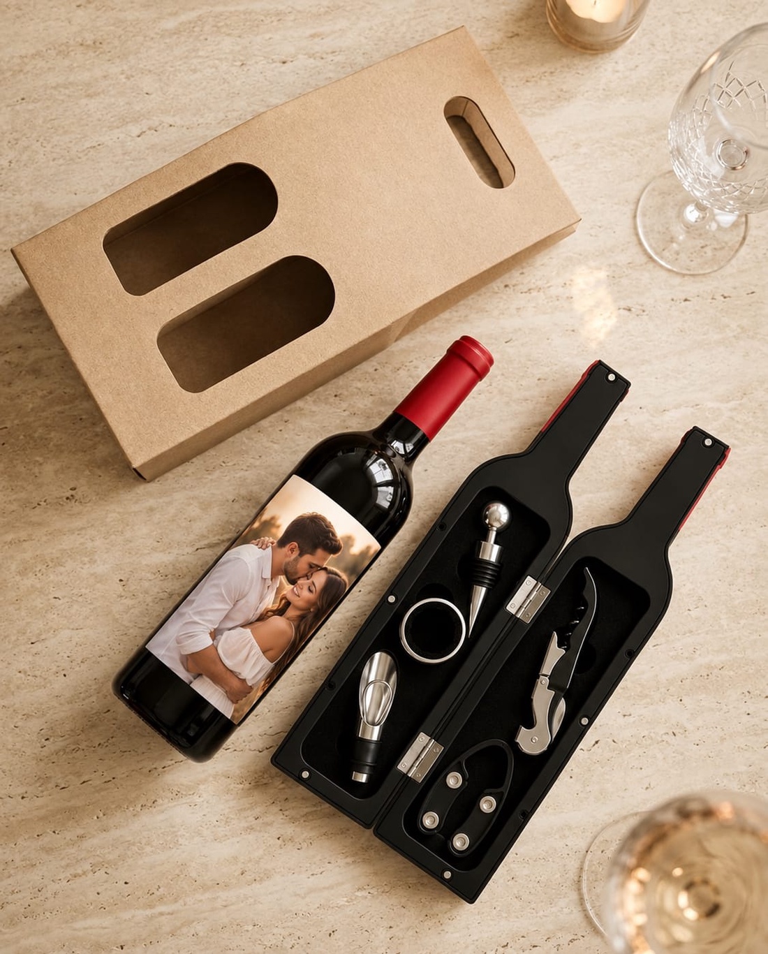 Set cadou pentru iubitorii de vin - casă & stil de viață - seturi de cadou - Artynos.ro