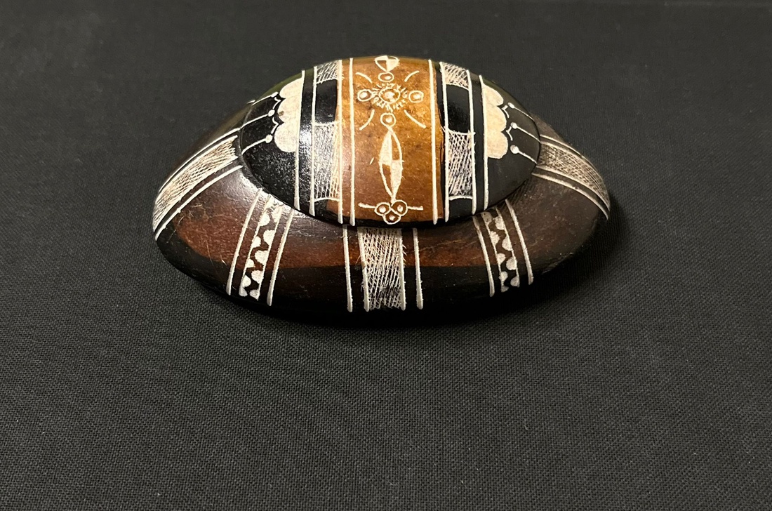Cutie tuarega ovala - arte vizuale și accesorii  - sculptură - sculptură din piatră - Artynos.ro