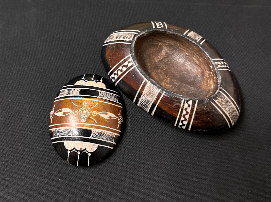 Cutie tuarega ovala - arte vizuale și accesorii  - sculptură - sculptură din piatră - Artynos.ro