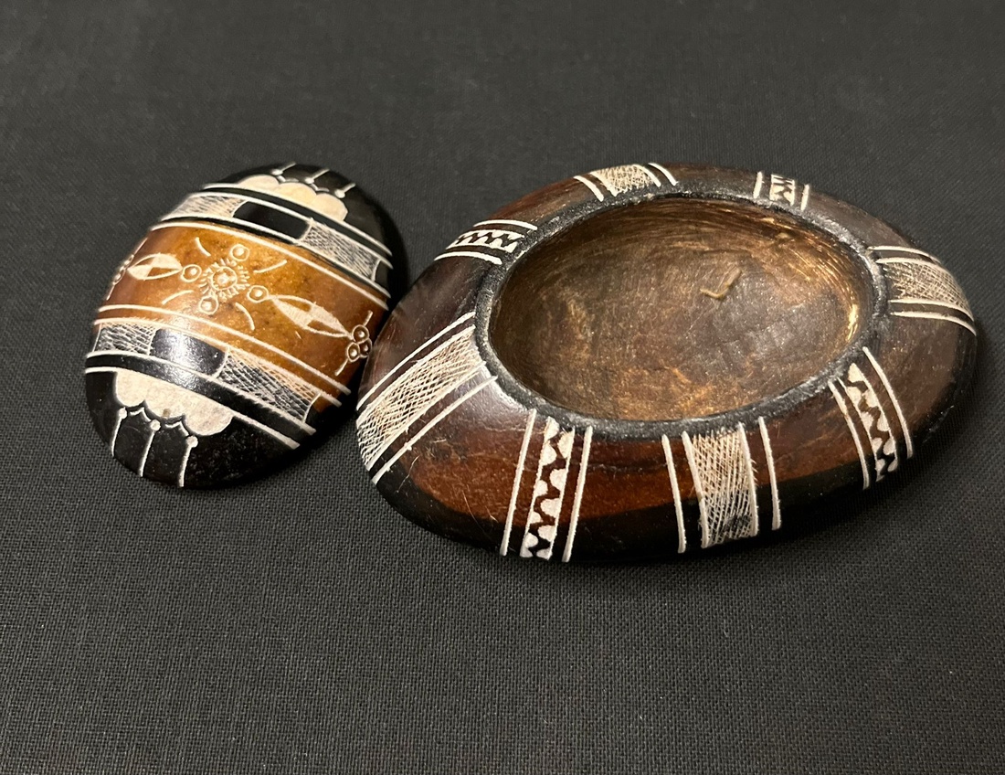 Cutie tuarega ovala - arte vizuale și accesorii  - sculptură - sculptură din piatră - Artynos.ro