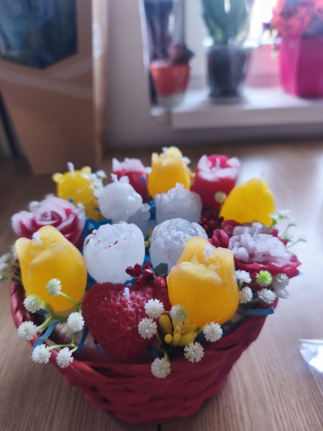 Coș din ratan  - casă & stil de viață - lumânări, parfumuri, arome - felinar cu lumânare - Artynos.ro