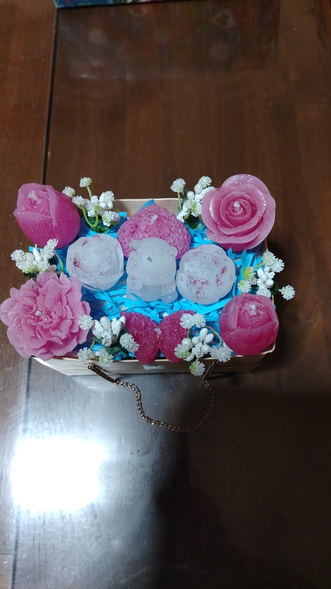 Geanta roz - casă & stil de viață - lumânări, parfumuri, arome - ceară parfumată - Artynos.ro