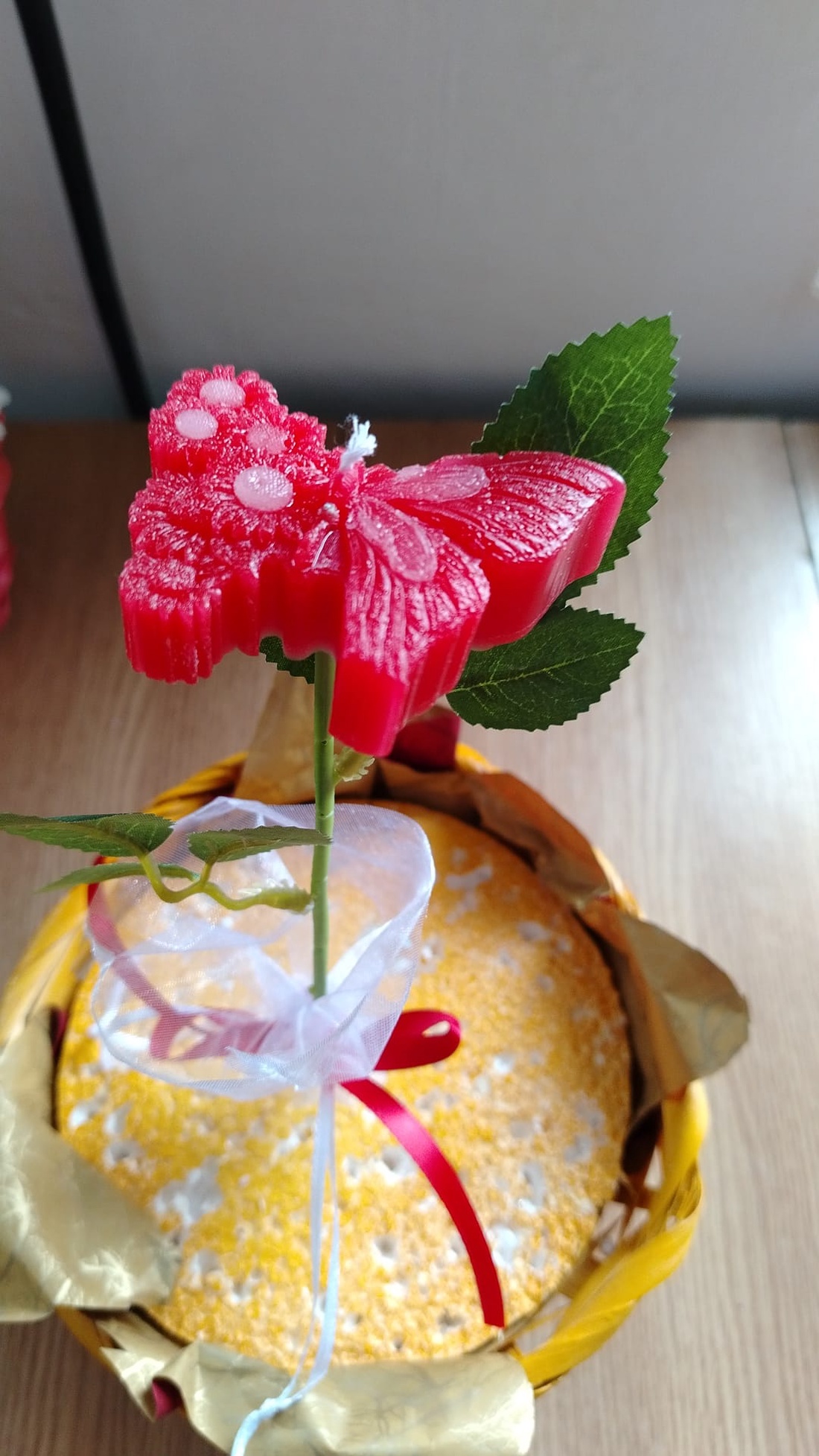 Fluture pe frunze - casă & stil de viață - lumânări, parfumuri, arome - ceară parfumată - Artynos.ro