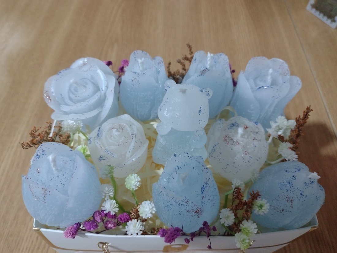 Geanta alba - casă & stil de viață - lumânări, parfumuri, arome - ceară parfumată - Artynos.ro