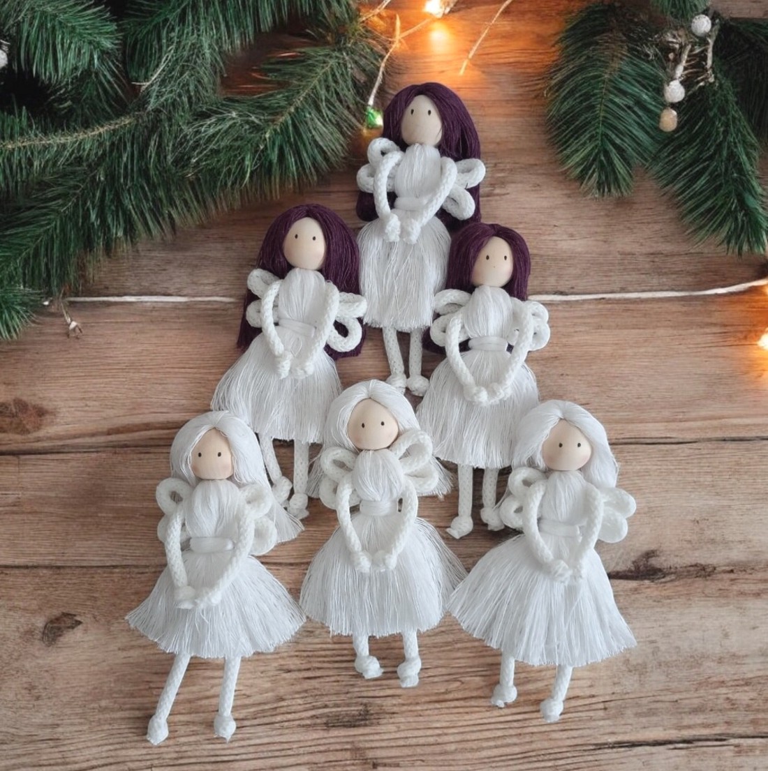 Înger macramé într-un set -  - Artynos.ro