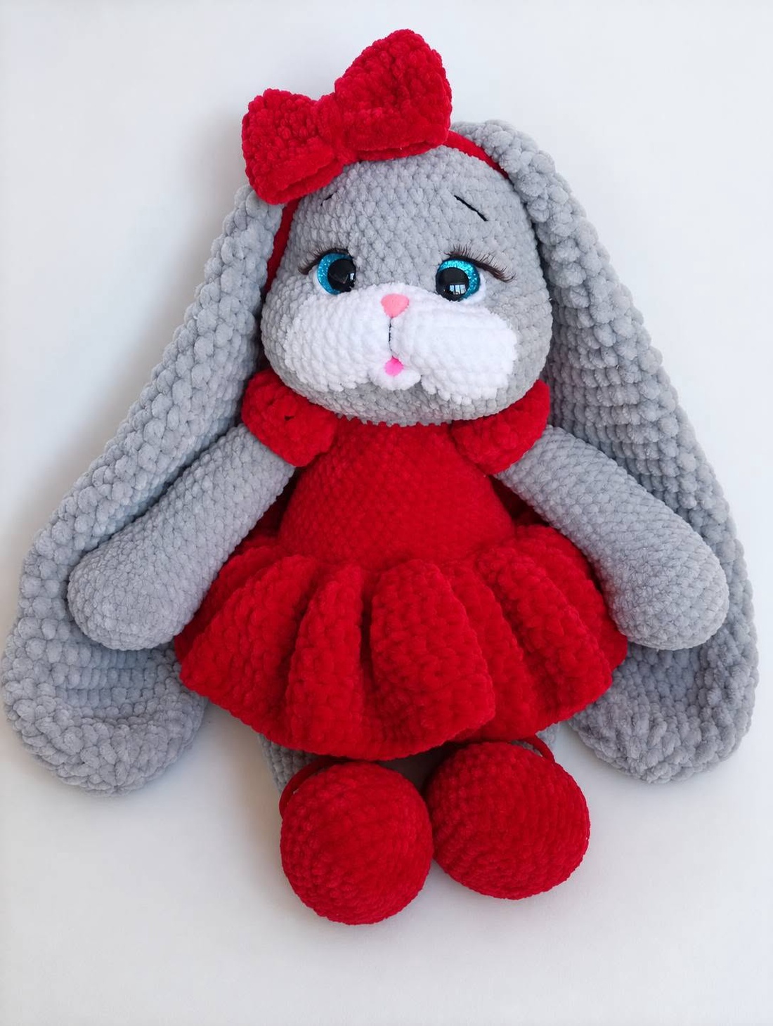 Iepuras crosetat - jucării și echipamente pentru copii - plușuri - figurine de pluș - Artynos.ro
