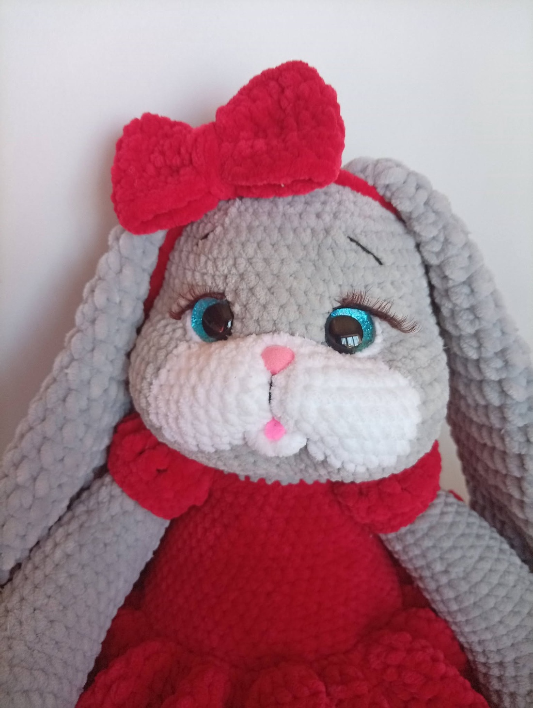 Iepuras crosetat - jucării și echipamente pentru copii - plușuri - figurine de pluș - Artynos.ro
