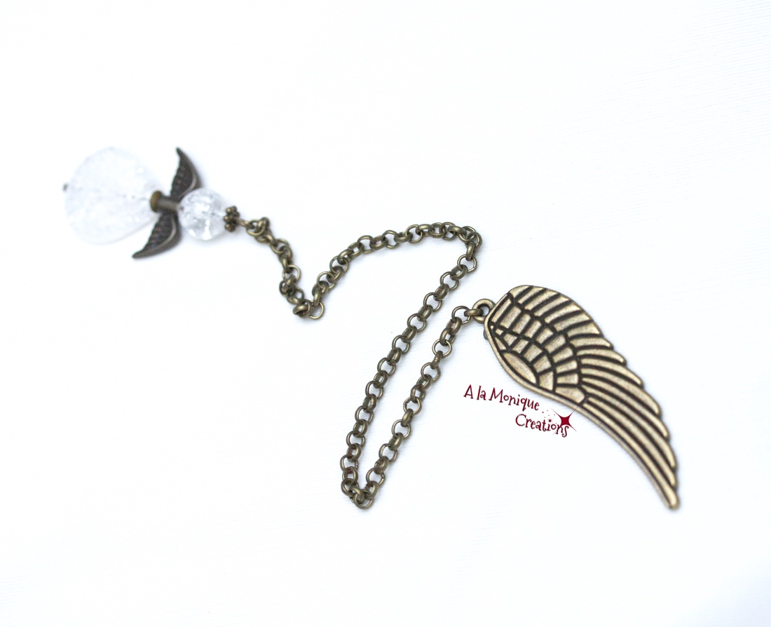 Semn de carte cu ingeras - cărți și creații cu tematică muzicală, cadouri - semn de carte - Artynos.ro