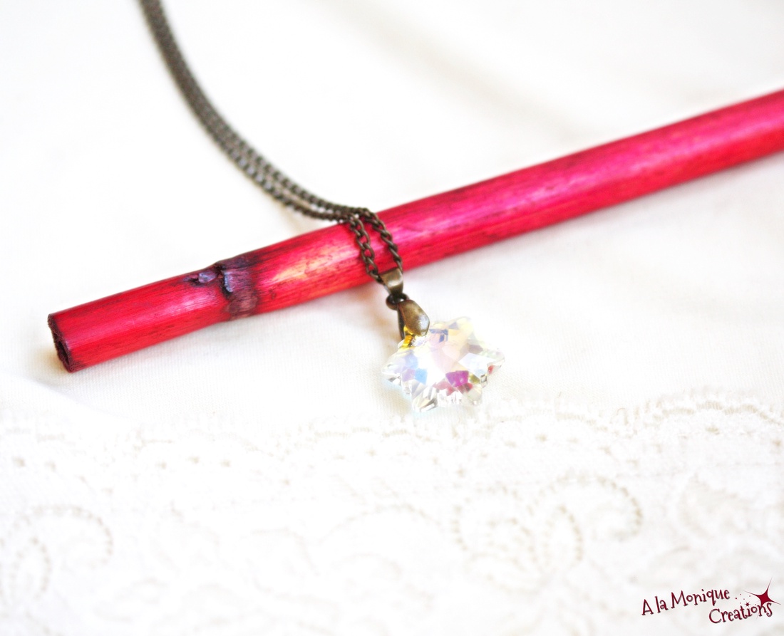 Colier fulg de zapada - bijuterii - coliere - coliere cu pandative - Artynos.ro