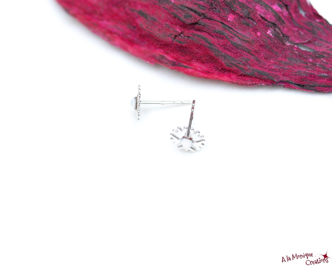 Cercei fulg de argint - bijuterii - cercei - cercei din argint - Artynos.ro