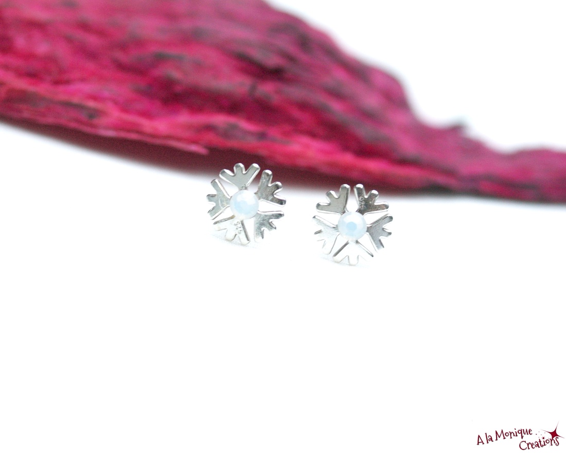 Cercei fulg de argint - bijuterii - cercei - cercei din argint - Artynos.ro