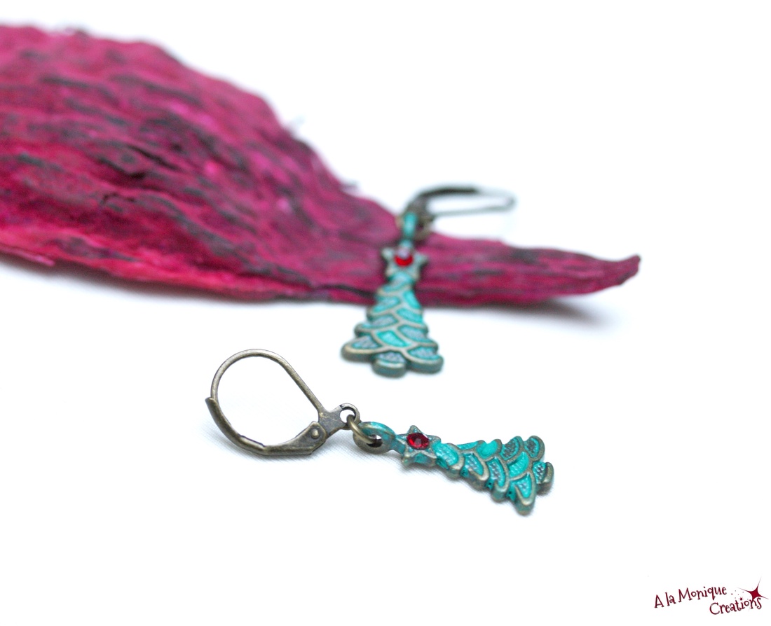 Cercei bradut cu cristale Swarovski - bijuterii - cercei - cercei lungi - Artynos.ro