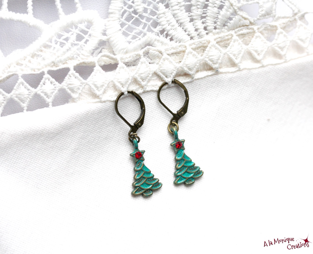 Cercei bradut cu cristale Swarovski - bijuterii - cercei - cercei lungi - Artynos.ro