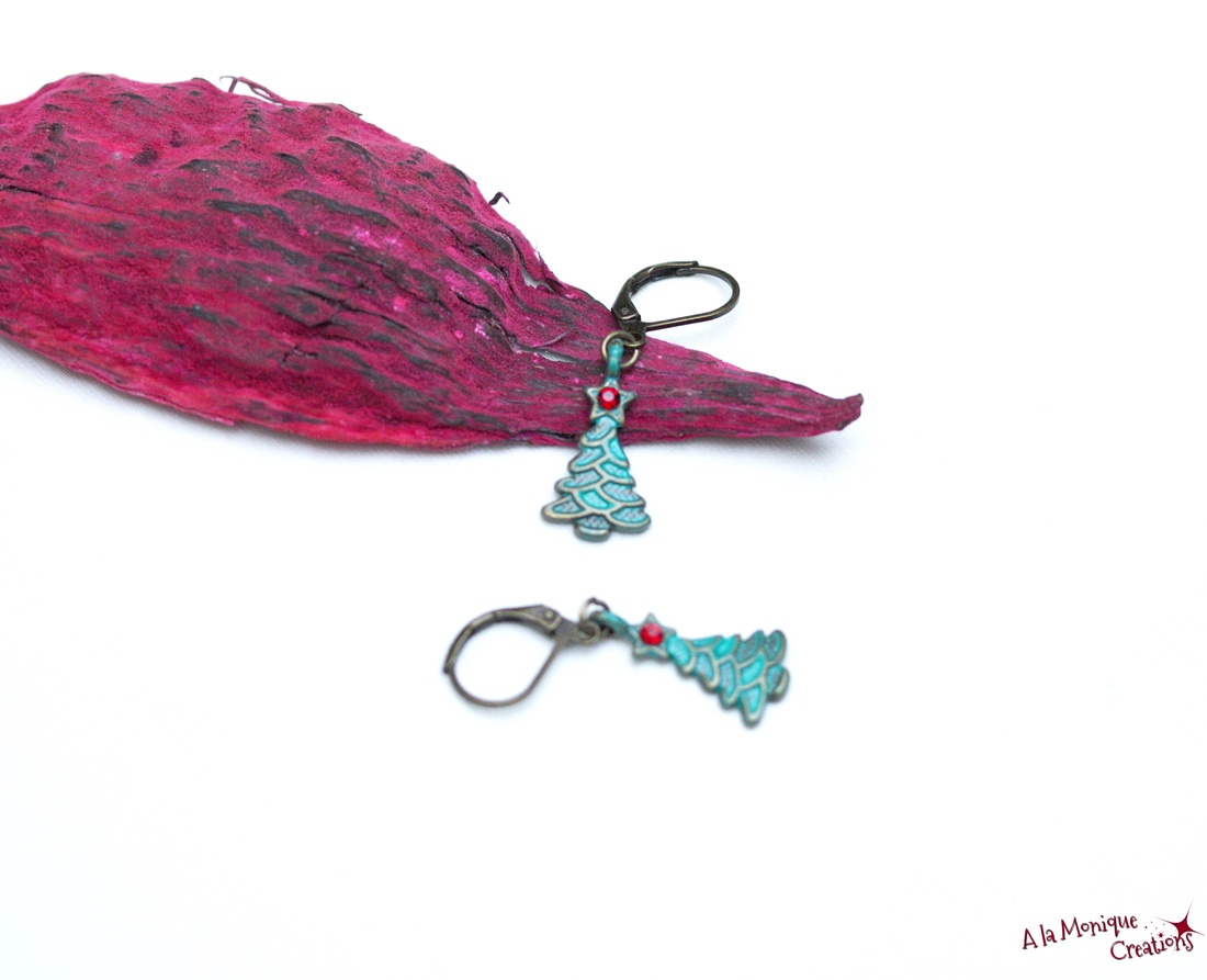 Cercei bradut cu cristale Swarovski - bijuterii - cercei - cercei lungi - Artynos.ro