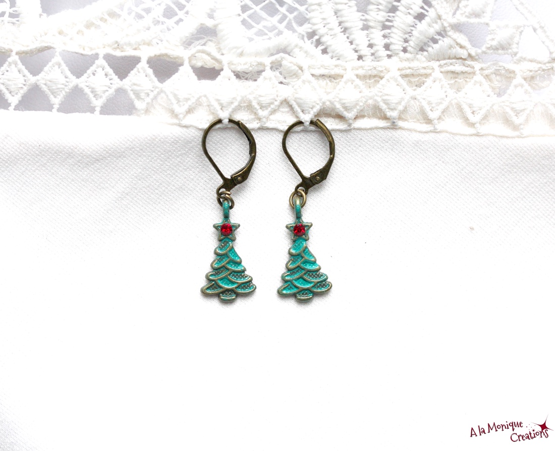 Cercei bradut cu cristale Swarovski - bijuterii - cercei - cercei lungi - Artynos.ro