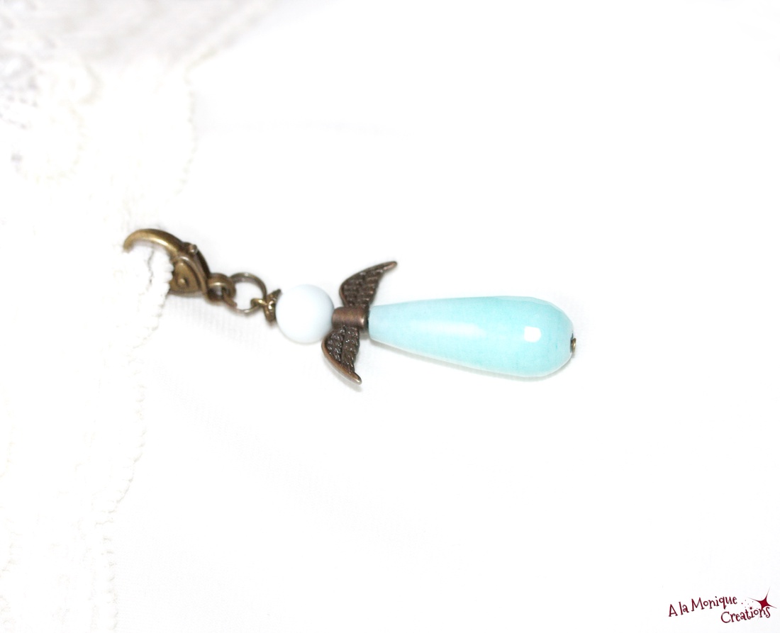 Breloc  ingeras albastru - genți și portofele - accesorii genți - breloc - Artynos.ro