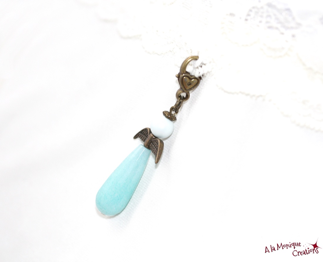 Breloc  ingeras albastru - genți și portofele - accesorii genți - breloc - Artynos.ro