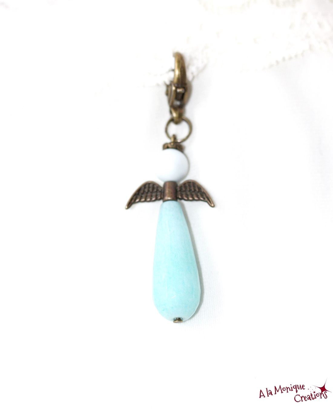 Breloc  ingeras albastru - genți și portofele - accesorii genți - breloc - Artynos.ro