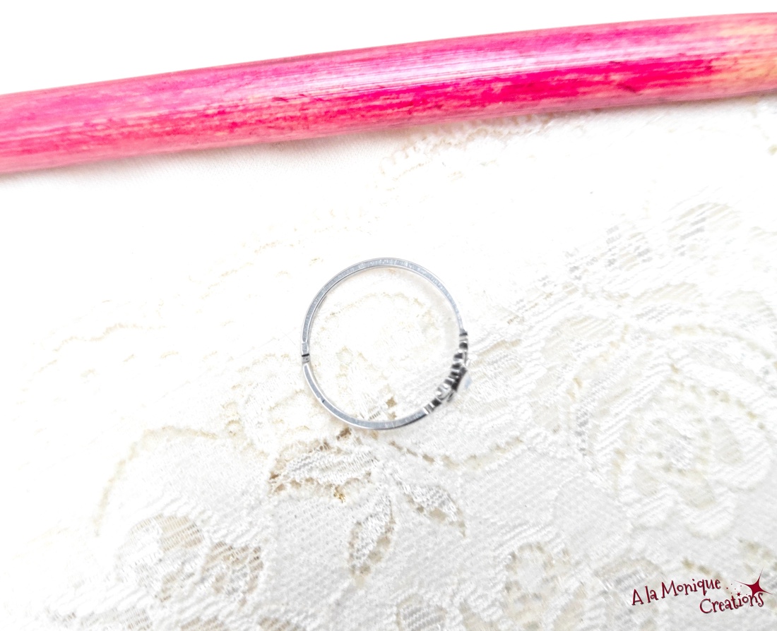 Inel fulg de zapada alb - bijuterii - inele - inele cu pietre semiprețioase - Artynos.ro