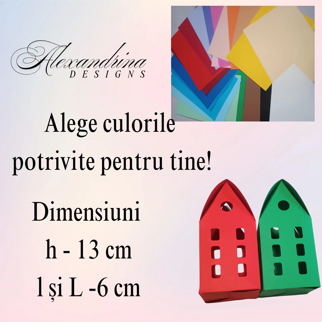 Set 12 căsuțe de carton  Calendar Advent DIY - crăciun - accesorii cadou de crăciun - hârtii de ambalat cadouri - Artynos.ro