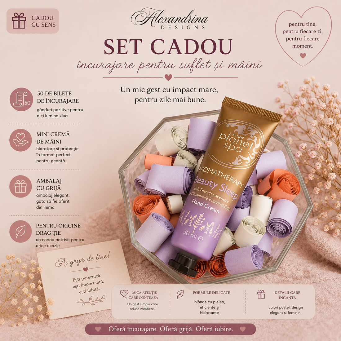 Set cadou cu 50 de bilețele motivaționale - casă & stil de viață - seturi de cadou - Artynos.ro