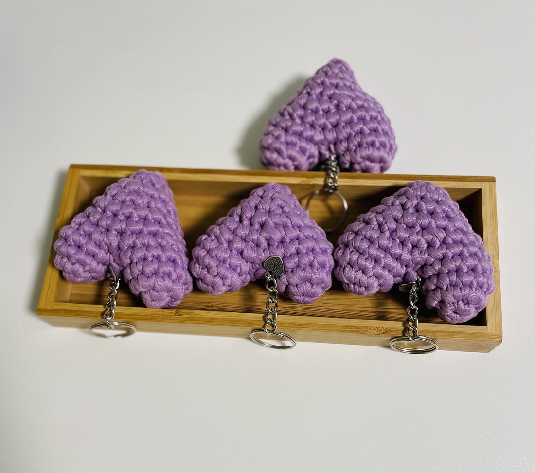 Breloc inimioară accesoriu - genți și portofele - accesorii genți - breloc - Artynos.ro