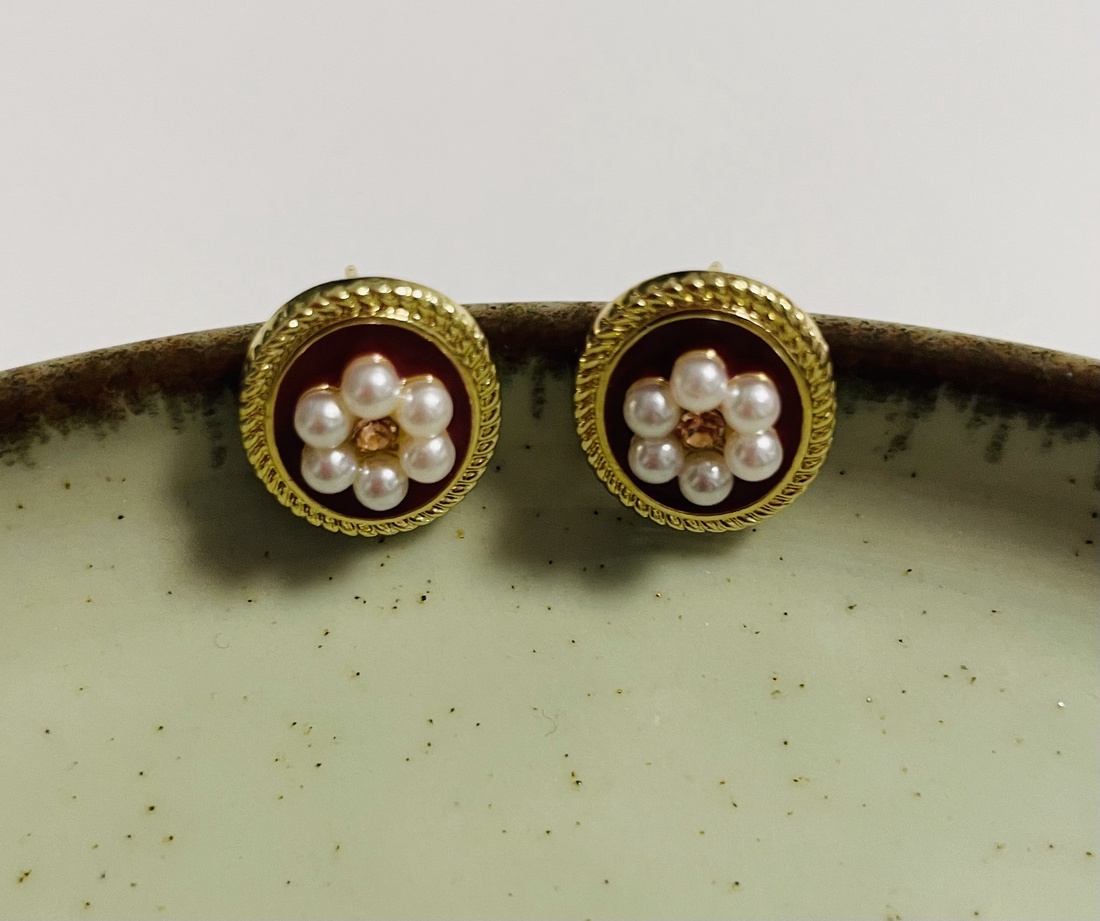 Cercei ovali vintage � eleganță cu suflet romantic  - accesorii nuntă - bijuterii mireasă - cercei mireasă - Artynos.ro