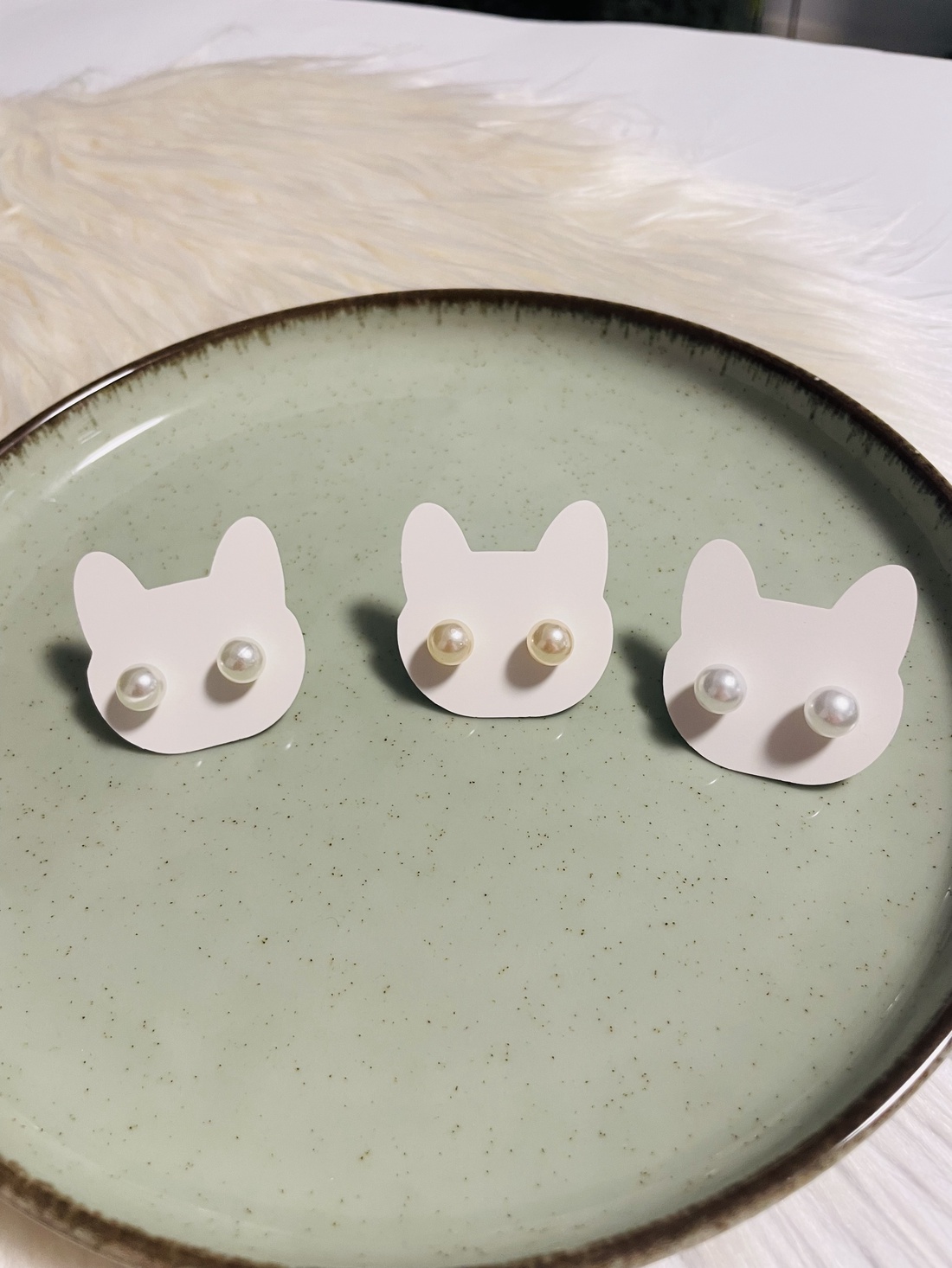 Cercei tip perlă- set 3 perechi - accesorii nuntă - bijuterii mireasă - cercei mireasă - Artynos.ro