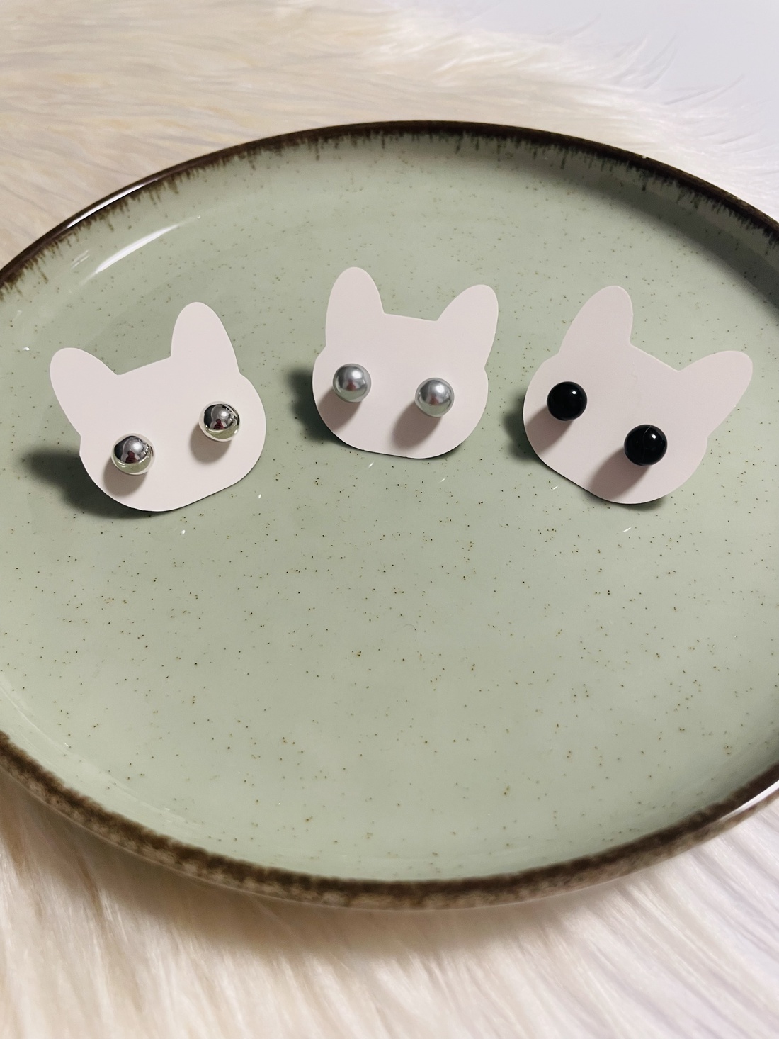 Cercei tip perlă � Set 3 perechi - accesorii nuntă - bijuterii mireasă - cercei mireasă - Artynos.ro