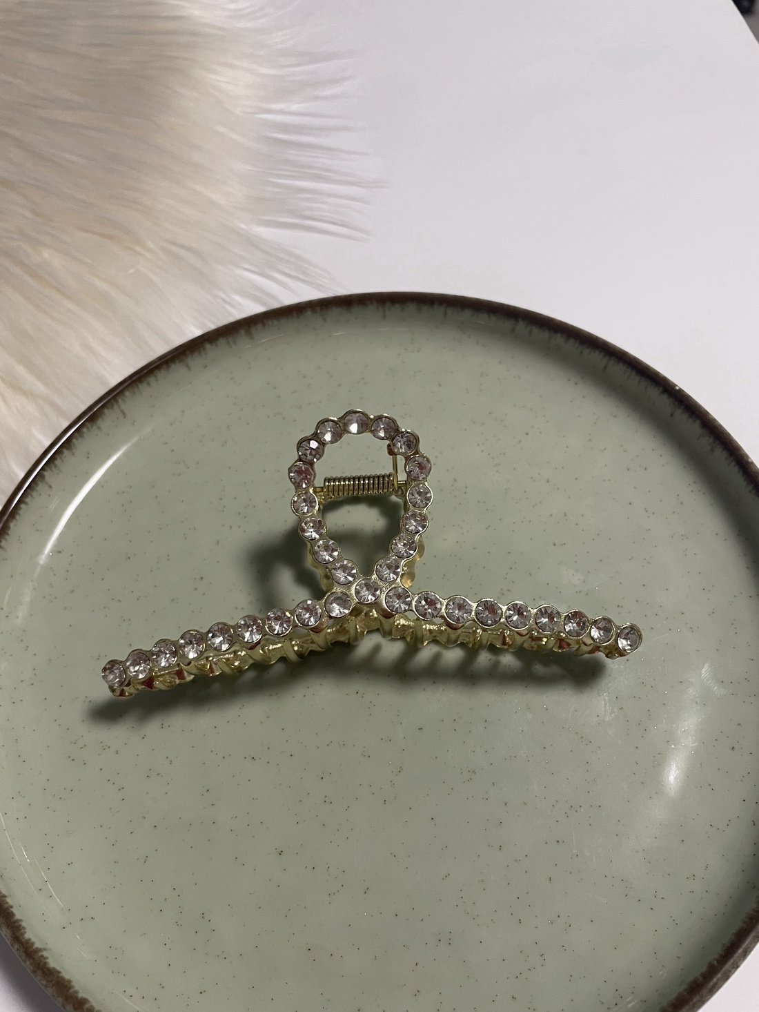Clemă păr cu cristale - îmbrăcăminte și modă - accesorii păr - bandă de păr și agrafe păr - Artynos.ro