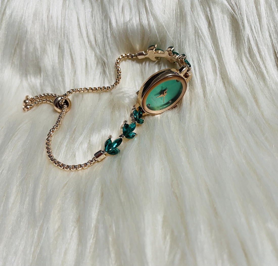 Ceas - verde smarald - bijuterii - ceasuri și curele - ceasuri - Artynos.ro