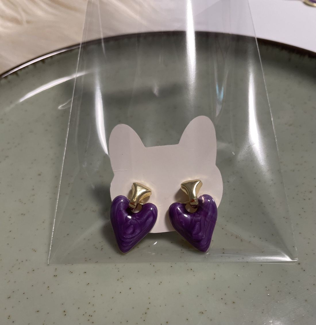 Cercei inimioara - accesorii nuntă - bijuterii mireasă - cercei mireasă - Artynos.ro