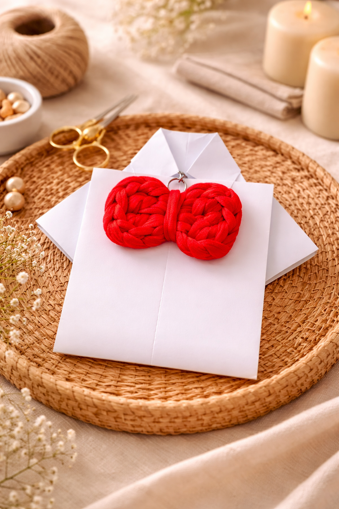 Breloc fundiță sub formă de papion  - genți și portofele - accesorii genți - breloc - Artynos.ro