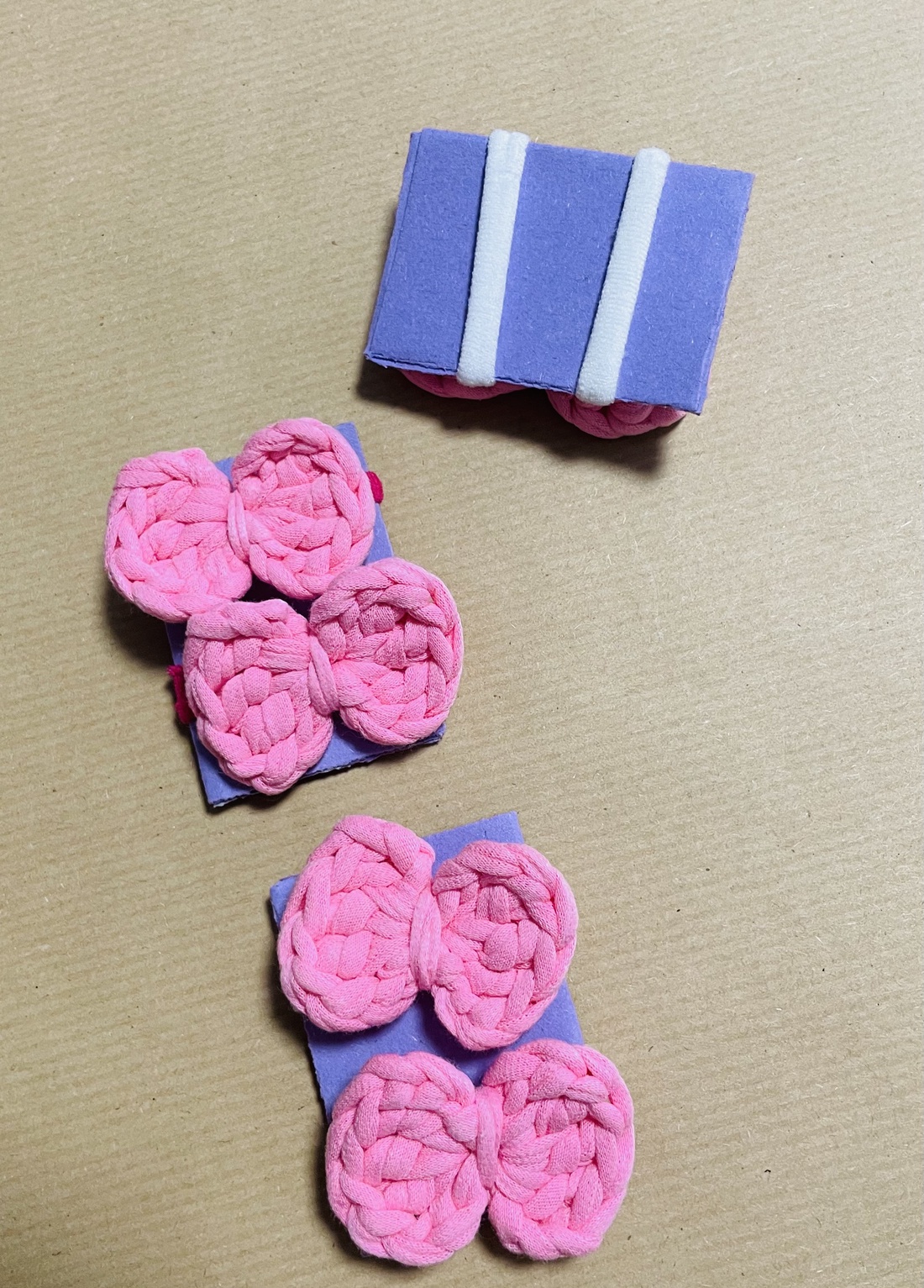 Set de doua elastice pentru păr fundiță - îmbrăcăminte și modă - accesorii păr - elastic de păr - Artynos.ro