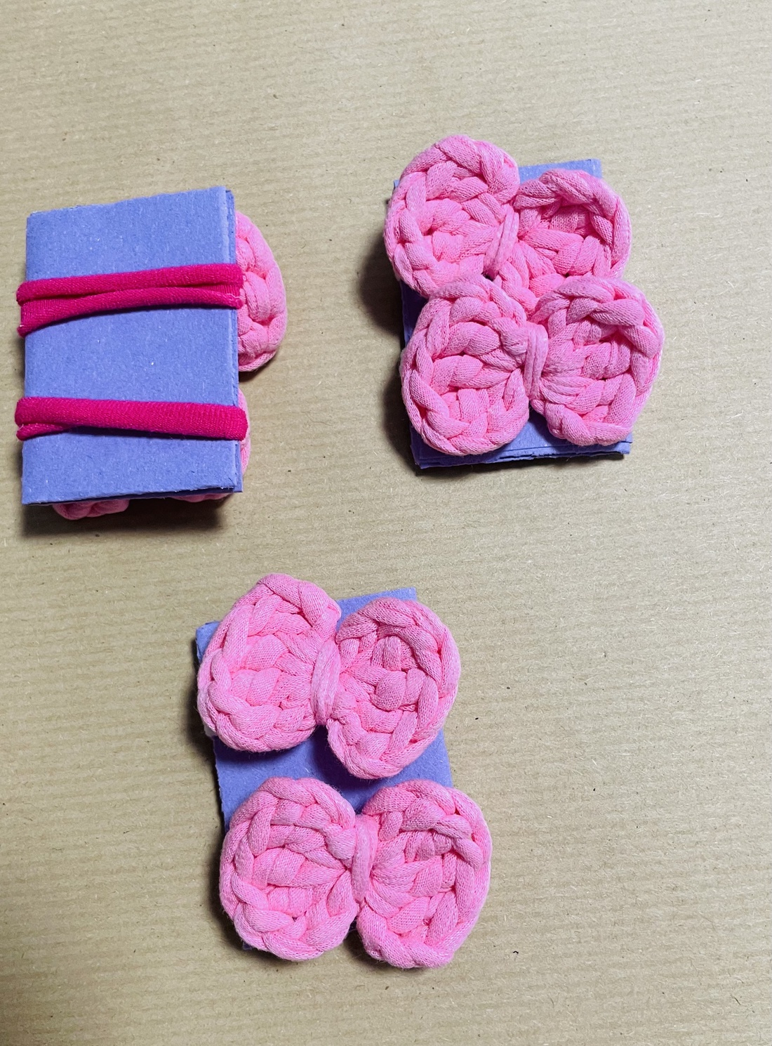 Set de doua elastice pentru păr fundiță - îmbrăcăminte și modă - accesorii păr - elastic de păr - Artynos.ro