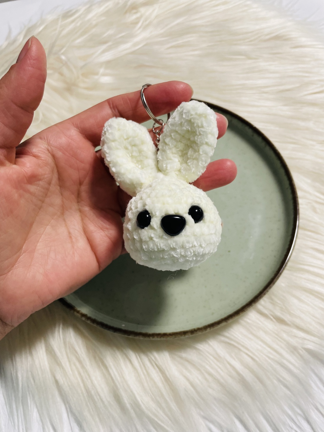 Breloc - iepuraș - genți și portofele - accesorii genți - breloc - Artynos.ro