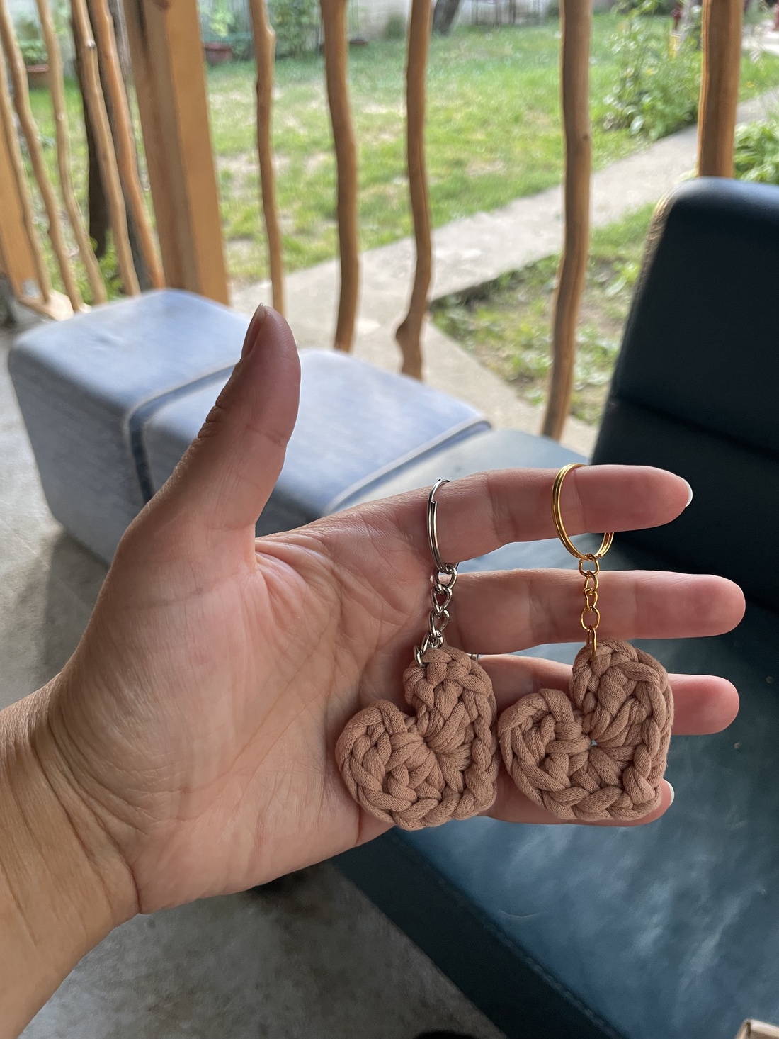 Breloc inimioara - genți și portofele - accesorii genți - breloc - Artynos.ro