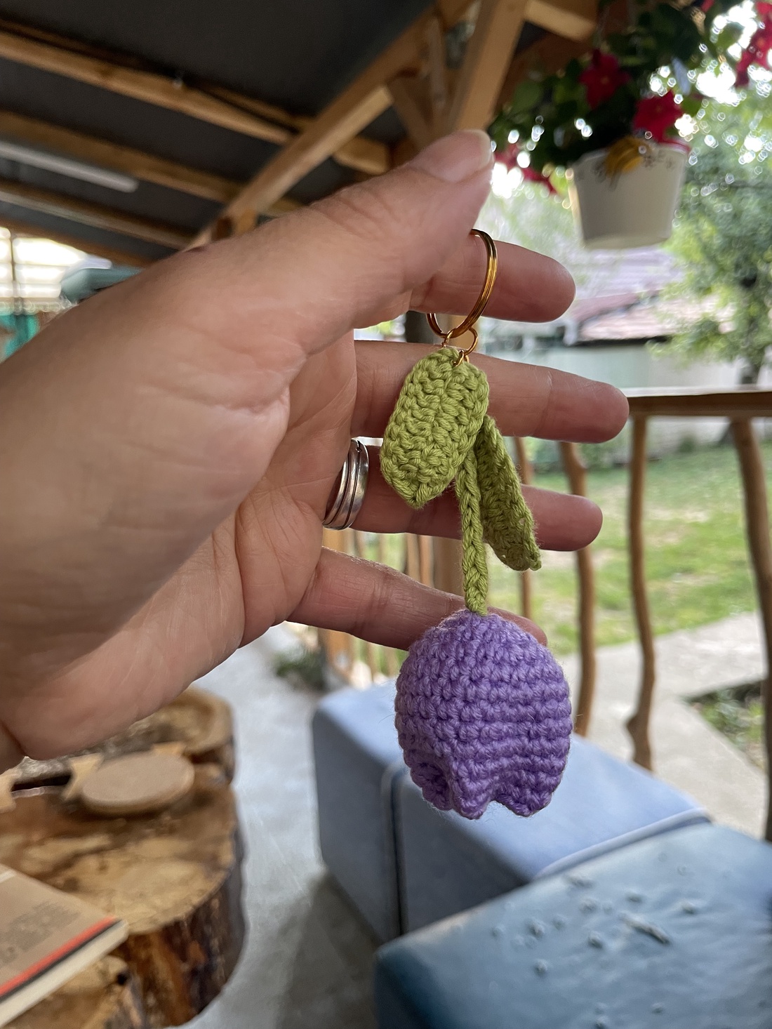 Brelocuri lalele - genți și portofele - accesorii genți - breloc - Artynos.ro
