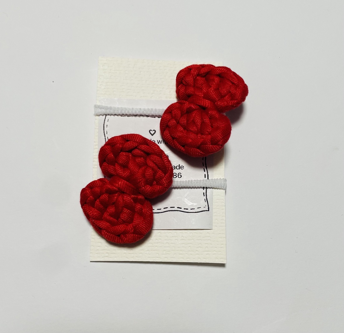 Set de 4 elastice par fundita - îmbrăcăminte și modă - accesorii păr - elastic de păr - Artynos.ro