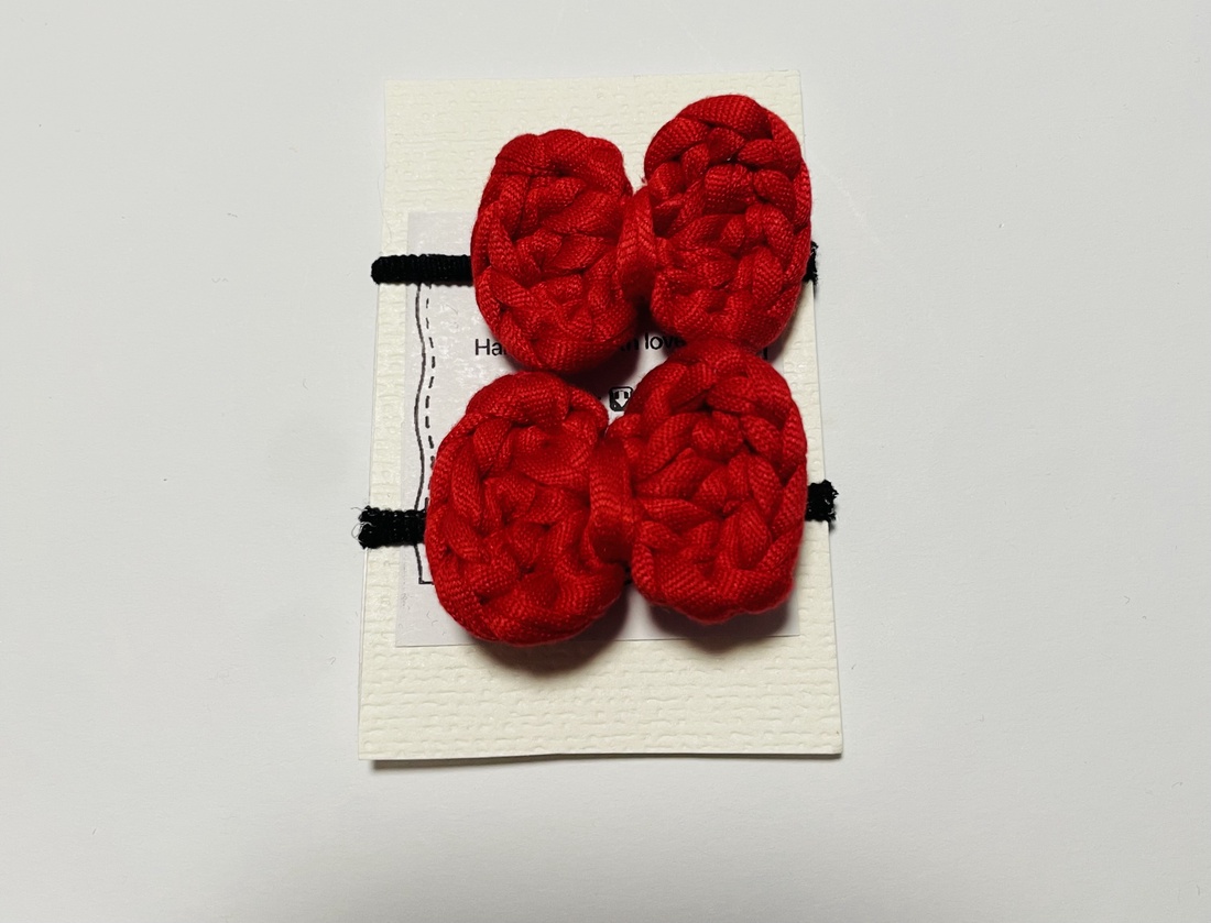 Set de 4 elastice par fundita - îmbrăcăminte și modă - accesorii păr - elastic de păr - Artynos.ro