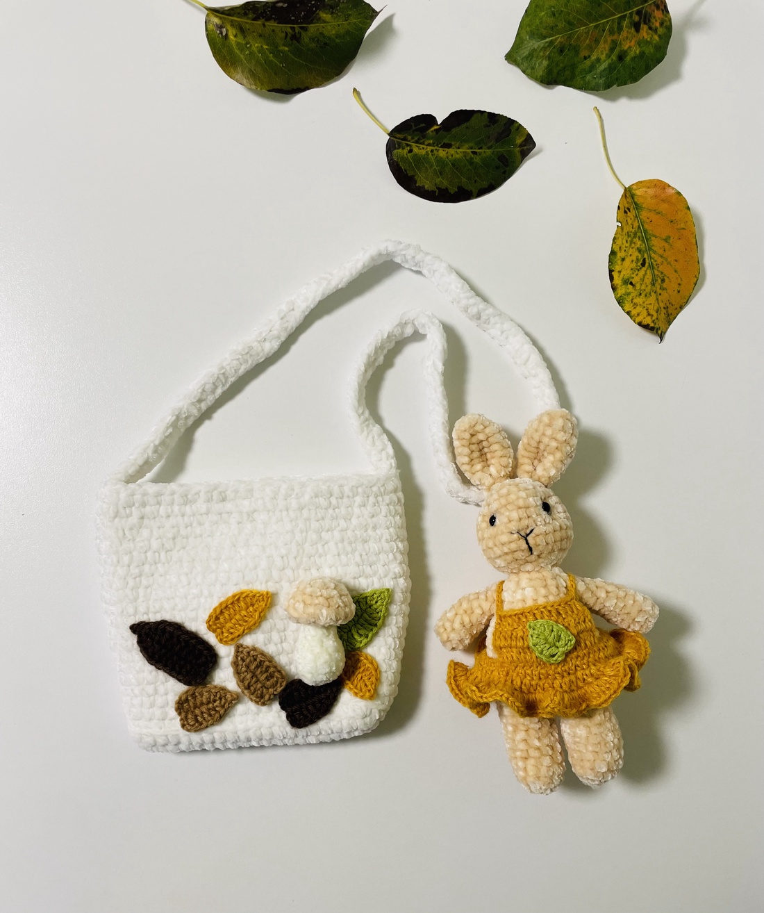 Set de toamnă pentru fetițe 2-6 ani - jucării și echipamente pentru copii - jucării și accesorii pentru copii - rochie de păpușă  - Artynos.ro