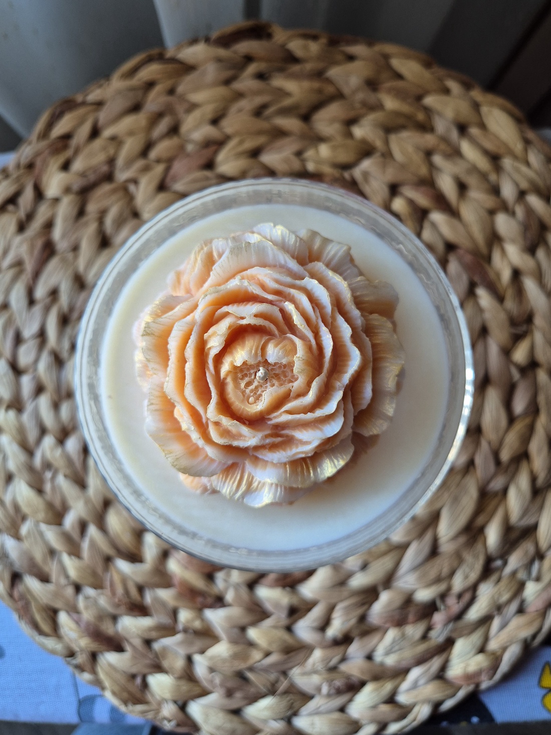 Martisor lumanare parfumata pahar prosecco - accessorii și unelte - materie primă mixtă - lumânare - Artynos.ro