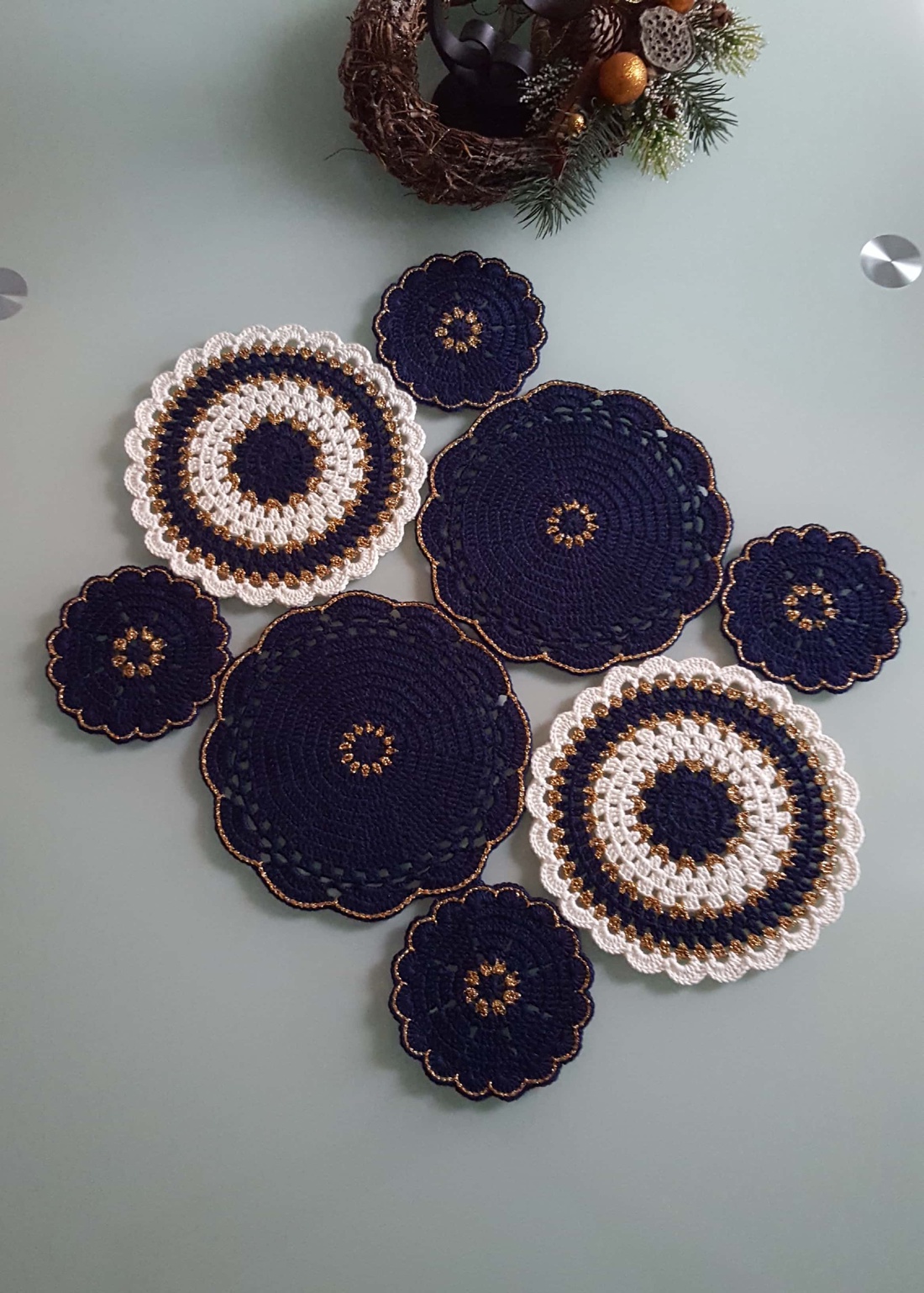 Aler de masă croșetat/Față de masă croșetată - casă & stil de viață - decorațiuni de casă - decorațiuni de masă și rafturi - fețe de masă croșetate - Artynos.ro