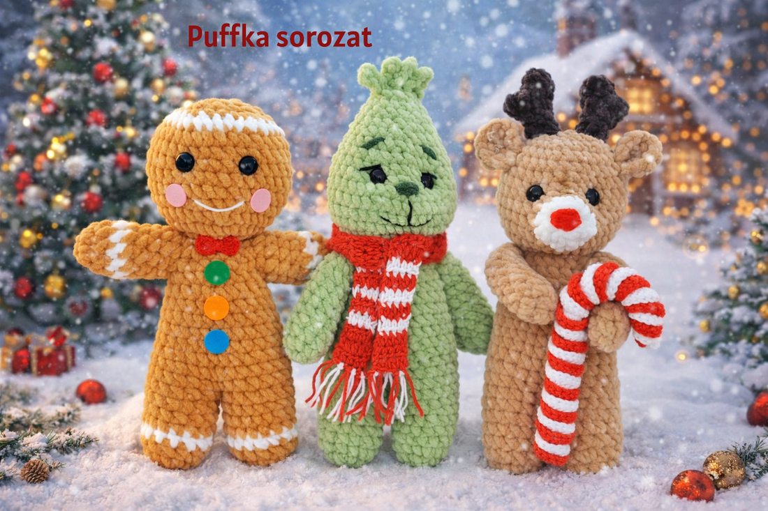 Horgolt karácsonyi minták (Pdf) - jucării și echipamente pentru copii - plușuri - figurine de pluș - Artynos.ro