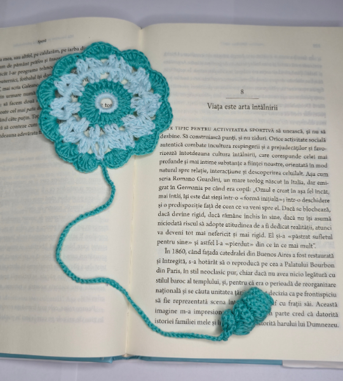 Semn de carte mandala crosetata - cărți și creații cu tematică muzicală, cadouri - semn de carte - Artynos.ro Semn de carte mandala crosetata - cărți și creații cu tematică muzicală, cadouri - semn de carte - Artynos.ro