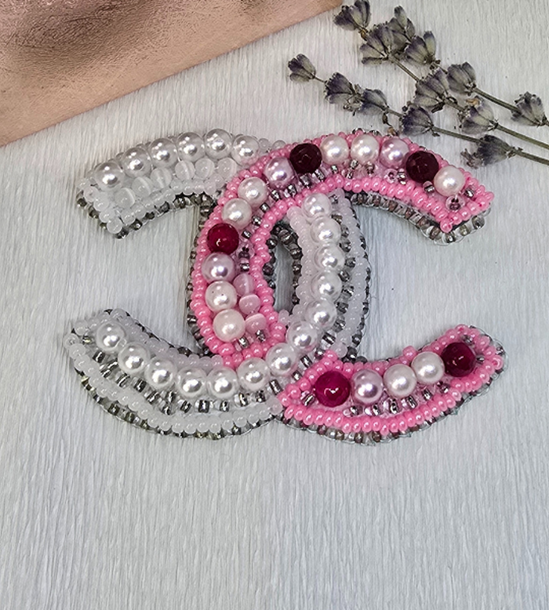 Broșă handmade  Double Charm Pin - bijuterii - broșă, insigne - insigne - Artynos.ro