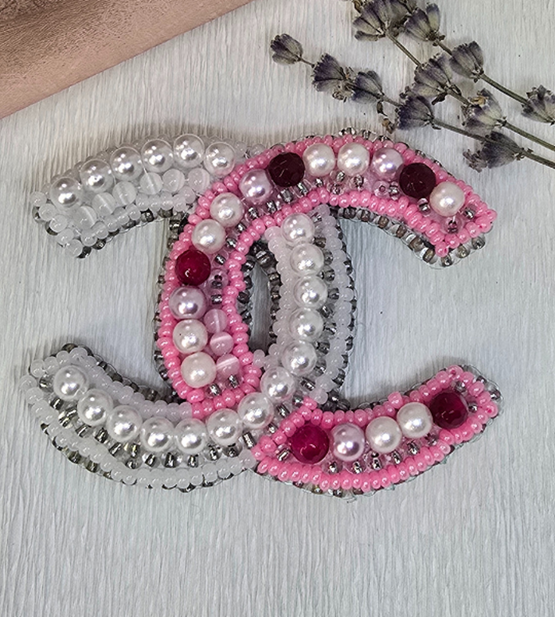 Broșă handmade  Double Charm Pin - bijuterii - broșă, insigne - insigne - Artynos.ro