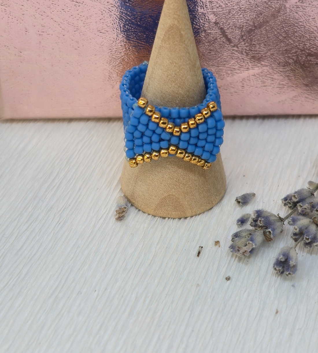 Inel handmade Blue Royal Touch - bijuterii - inele - inele rotunde - Artynos.ro Inel handmade Blue Royal Touch - bijuterii - inele - inele rotunde - Artynos.ro