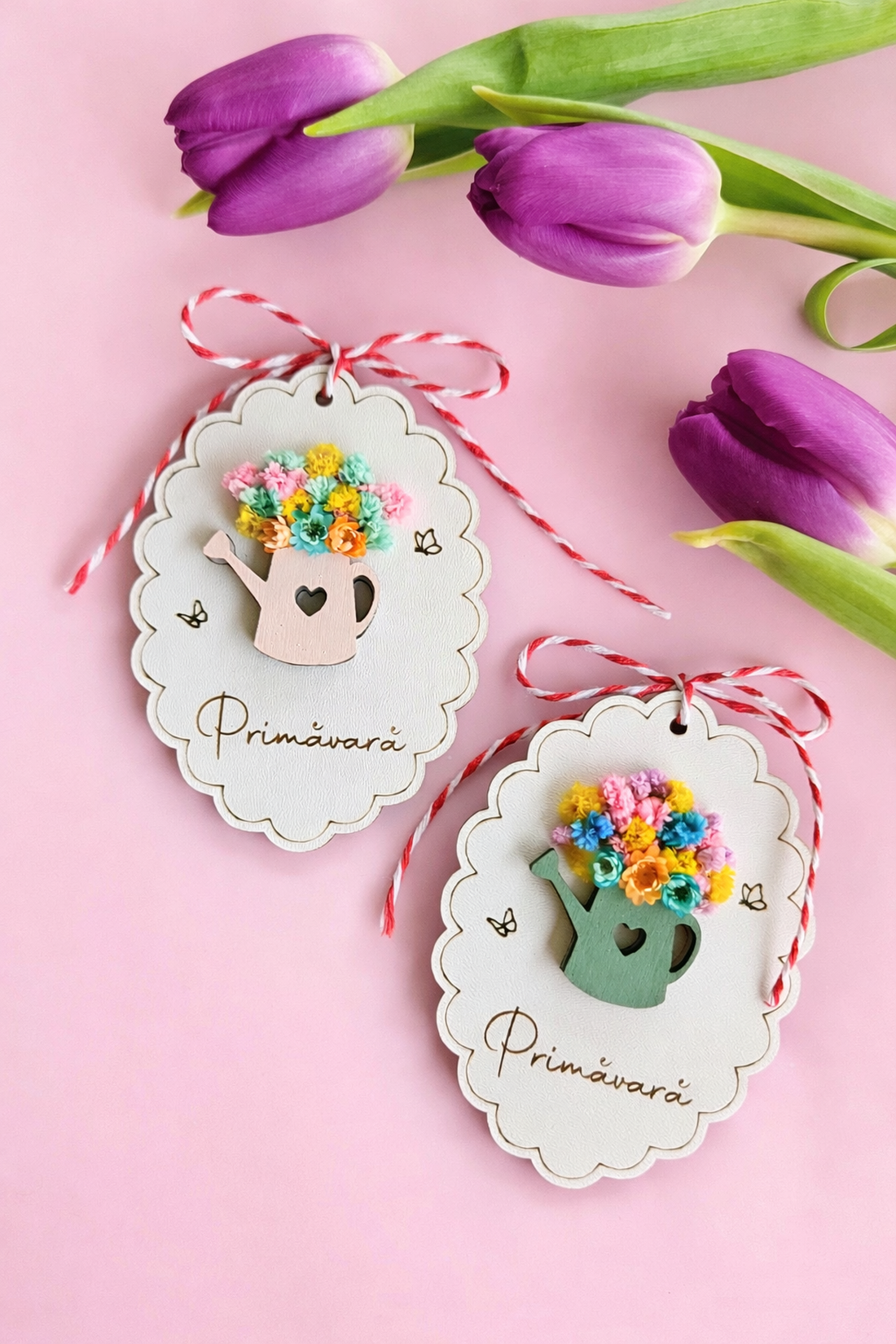 Mărțișor cu detaliu Stropitoare  - bijuterii - mărțișor - Artynos.ro